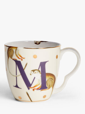 Bone China Alphabet Mug - 'M'