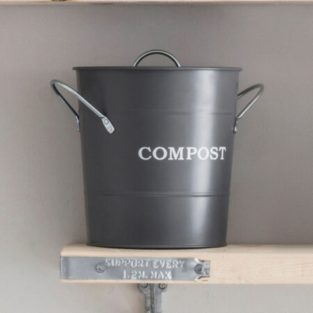 Charcoal Countertop Compost Bucket