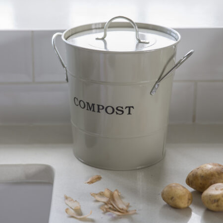Clay Countertop Compost Bucket