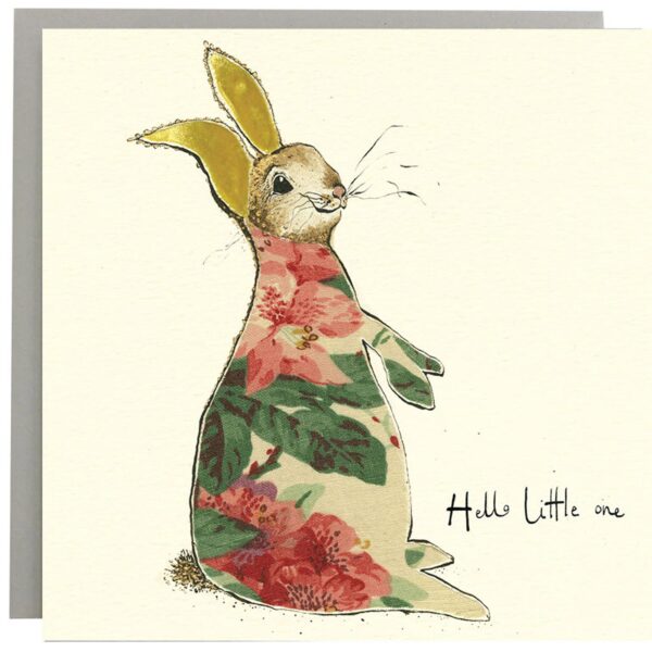 Hello Little One Bunny Card