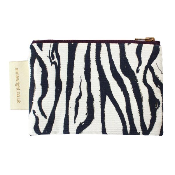 Hot to Trot Zebra Coin Purse Back