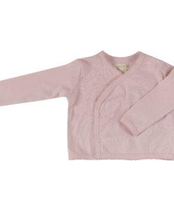 Pointelle Kimono Jacket - Pink