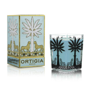 Florio large square glass candle