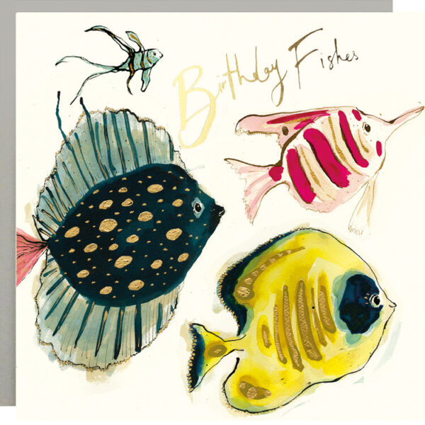 Birthday Fishes Fish Card