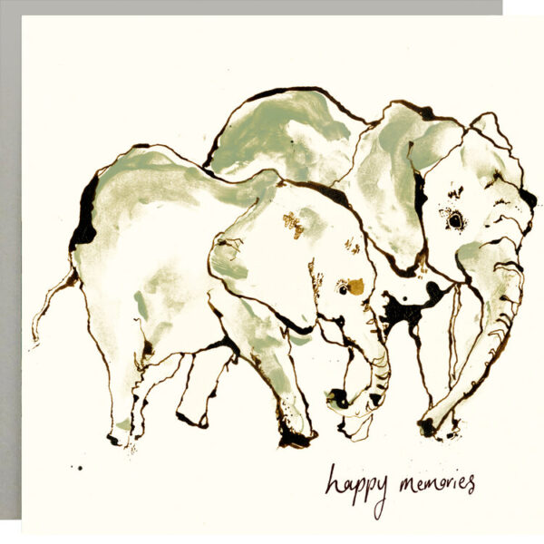 Happy Memories Elephant Card