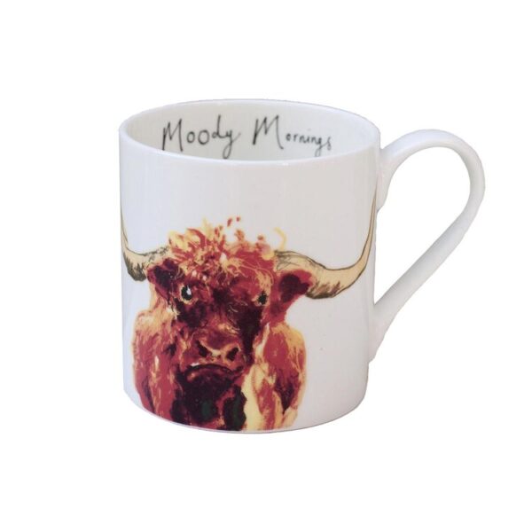 Moody Mornings Cow Mug